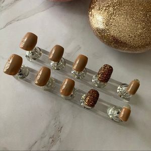 Handmade The Glazed set/short press-on nails
